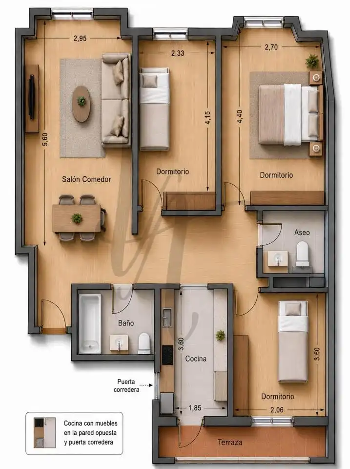 Piso en venta en Madrid con Aire acondicionado, Calefacción y Parquet