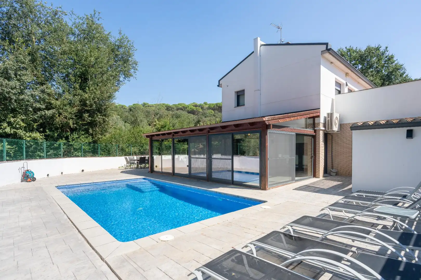Swimming pool of Houses for rent in Girona  with Air Conditioner, Private garden and Terrace
