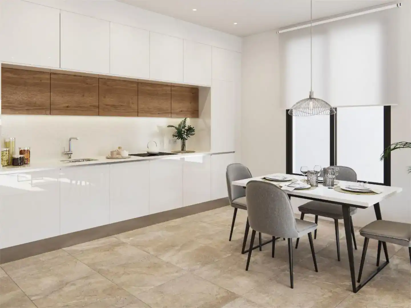 Cocina de Casa o chalet en venta en Águilas con Aire acondicionado, Piscina y Balcón