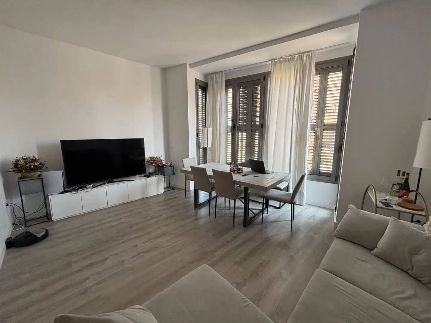 Wohnzimmer von Wohnungen zur Miete in Valencia mit Klimaanlage, Heizung und Möbliert
