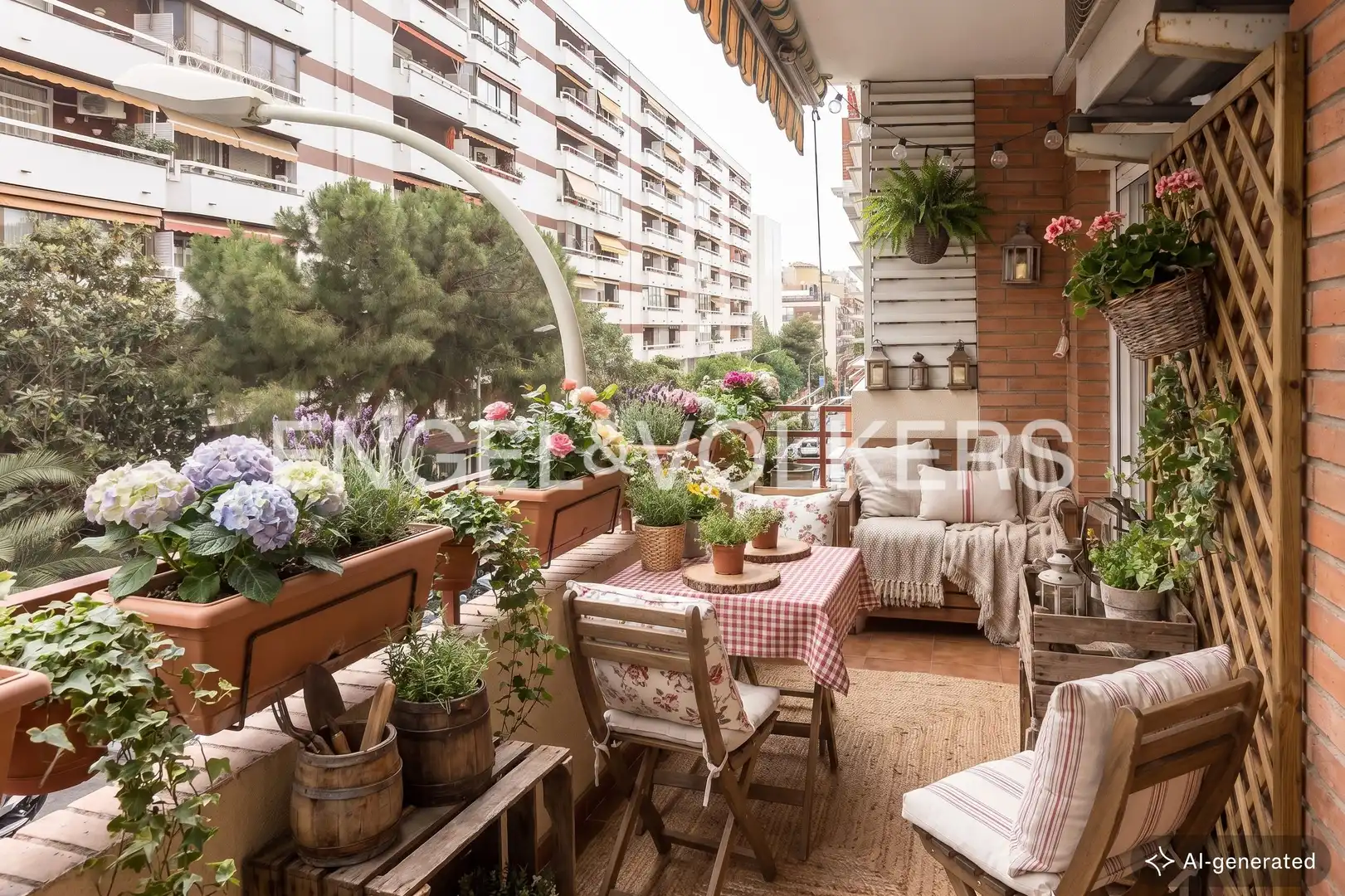 Terrace of Flat for sale in Barcelona  with Air Conditioner, Heating and Furnished