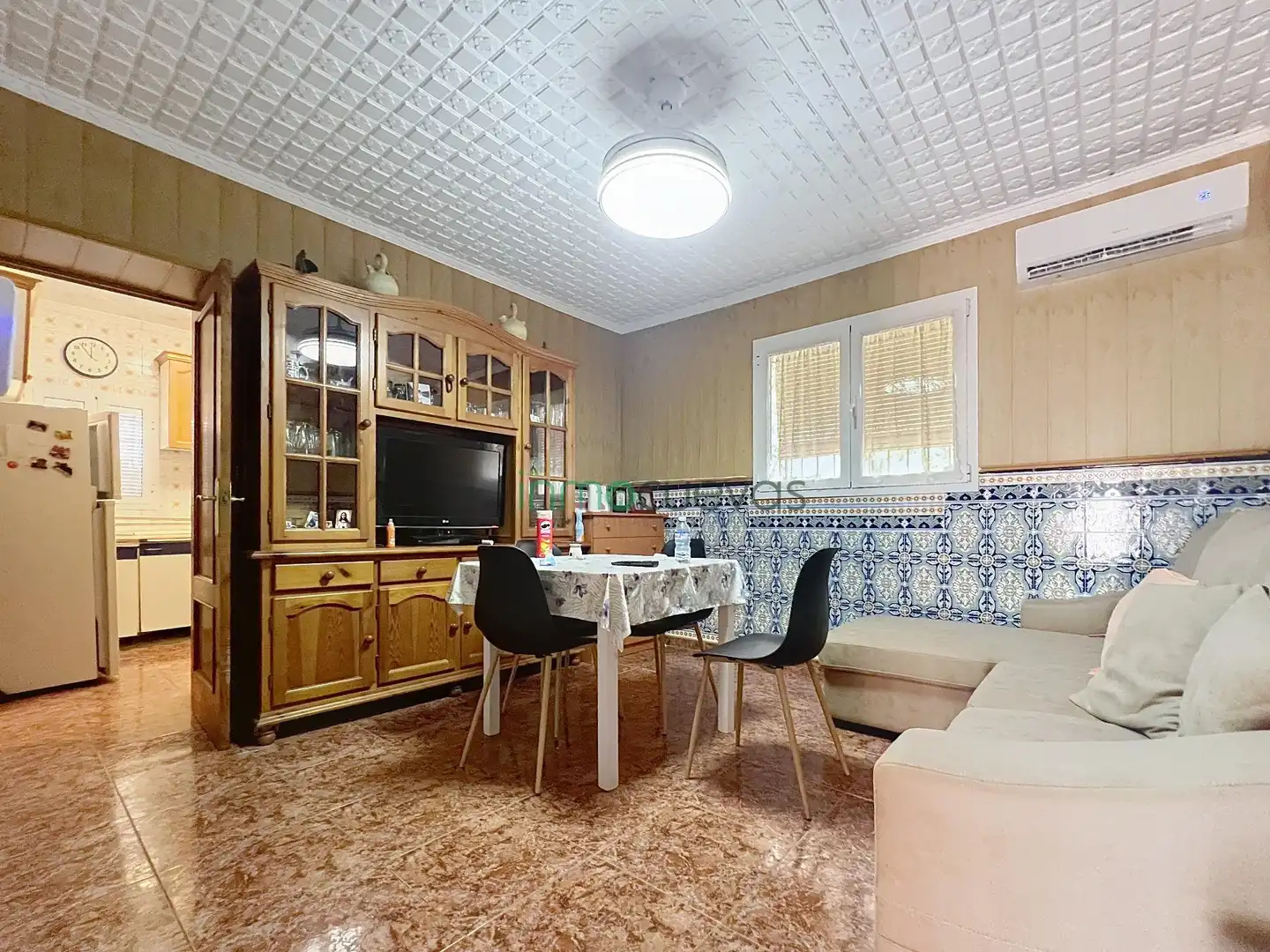 Sala d'estar de Finca rústica en venda en Pulpí amb Aire condicionat, Jardí privat i Terrassa