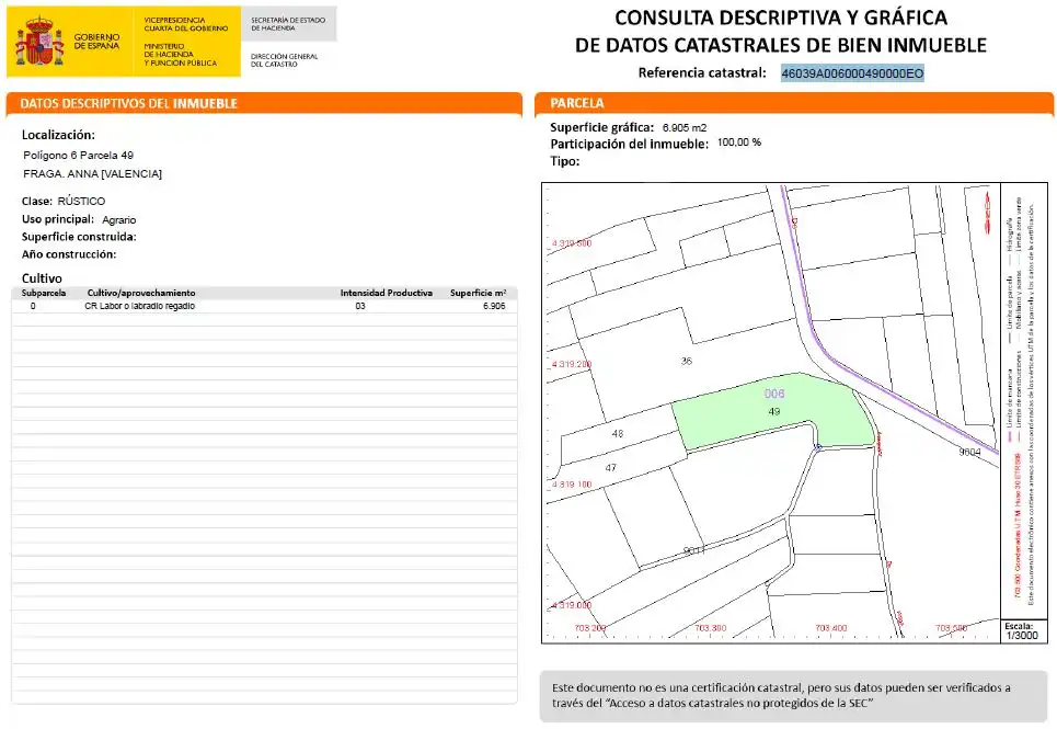 Rustikales Grundstück zum Verkauf in Anna, imagen 17