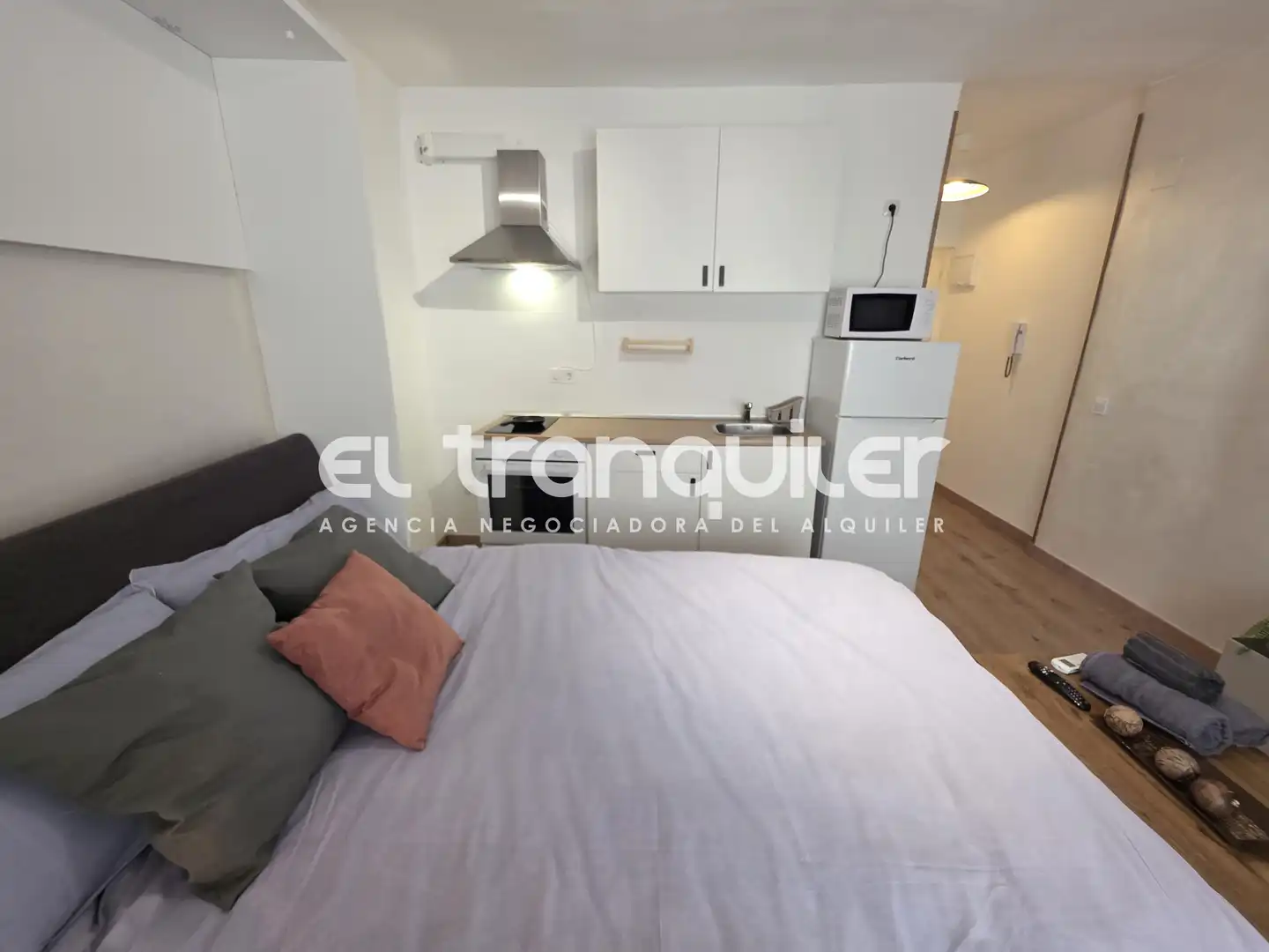 Küche von Wohnung zur Miete in Madrid mit Klimaanlage, Möbliert und Waschmaschine