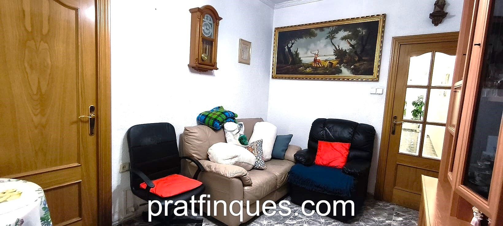 Living room of Planta baja for sale in El Prat de Llobregat  with Furnished, Oven and Washing machine