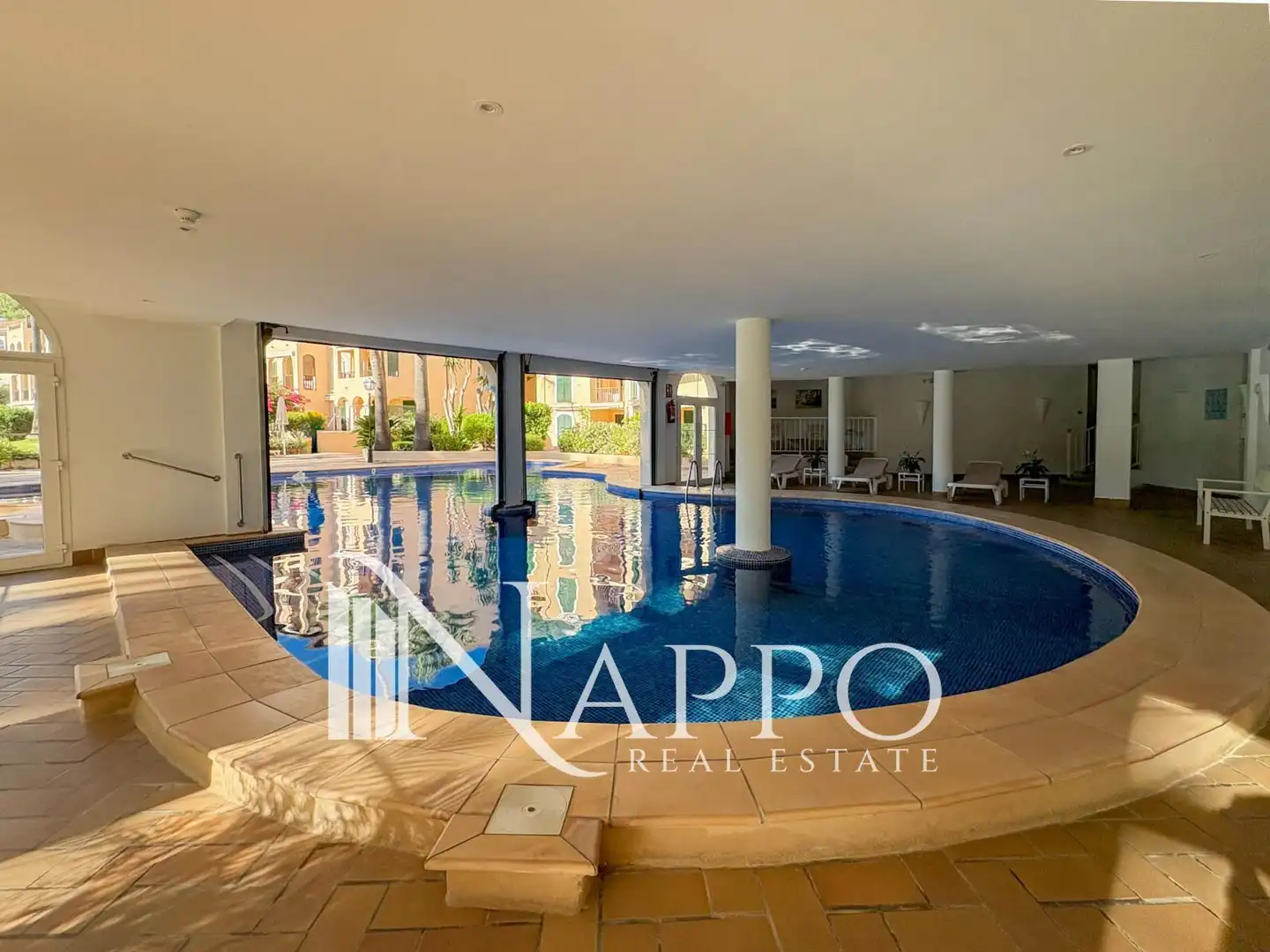 Schwimmbecken von Wohnung zur Miete in Calvià mit Klimaanlage, Heizung und Terrasse