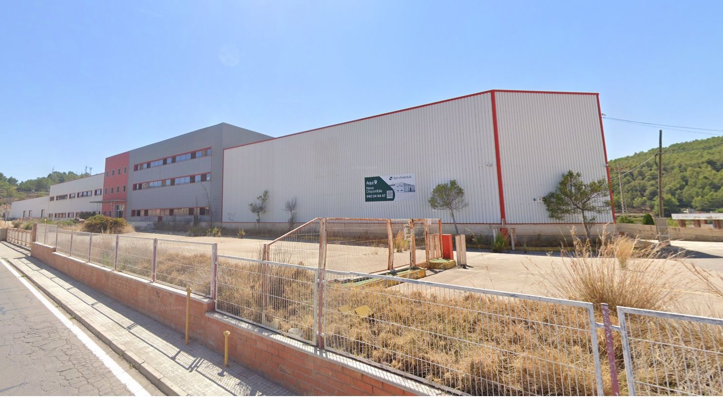 Vista exterior de Nau industrial en venda en Ribesalbes