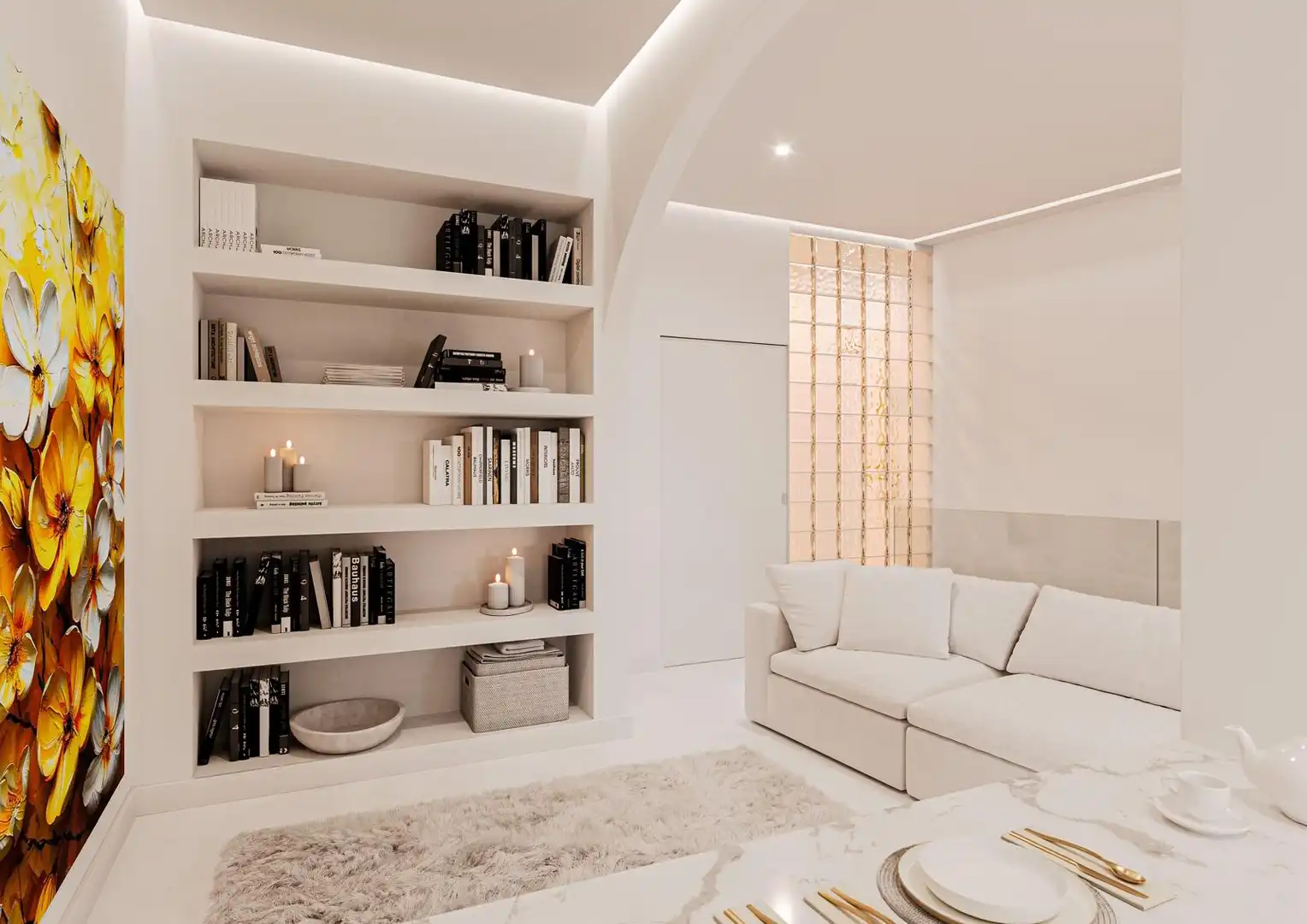 Sala de estar de Piso en venta en Pinto con Aire acondicionado, Calefacción y Amueblado