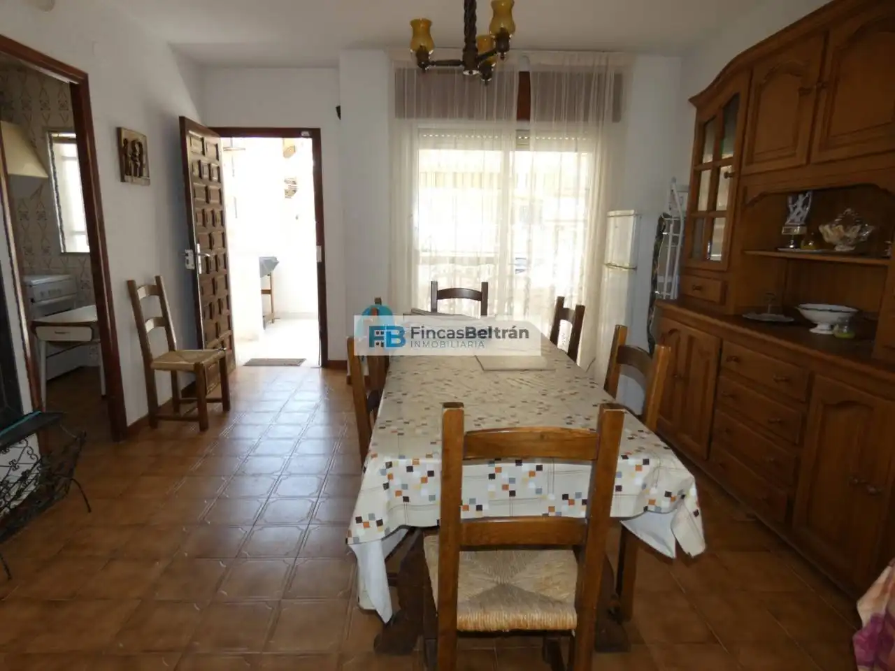 Comedor de Casa adosada en venta en Peñíscola / Peníscola con Jardín privado, Terraza y Amueblado