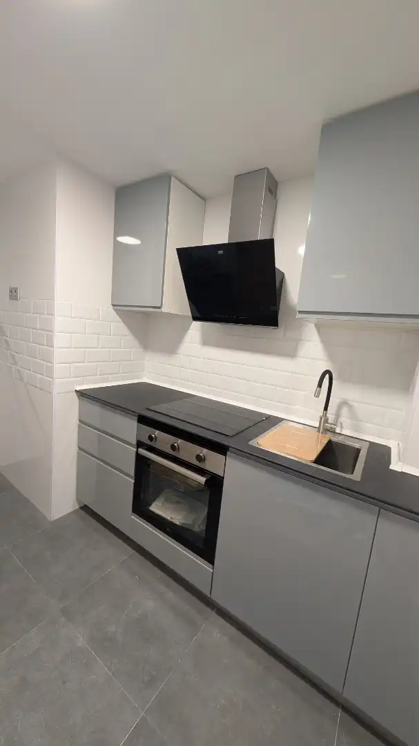 Kitchen of Flat for sale in Humanes de Madrid  with Terrace, Furnished and Balcony