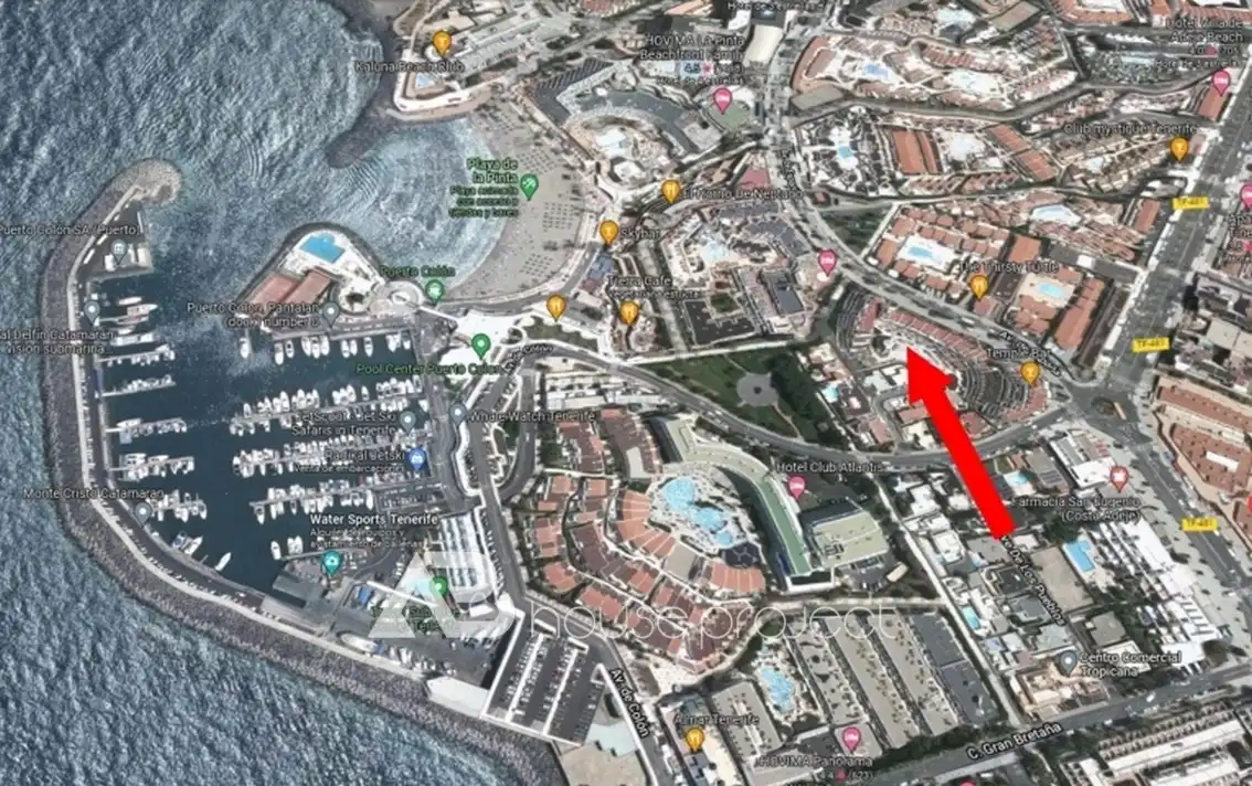 Vista exterior de Estudio en venta en Adeje con Terraza, Amueblado y Piscina comunitaria