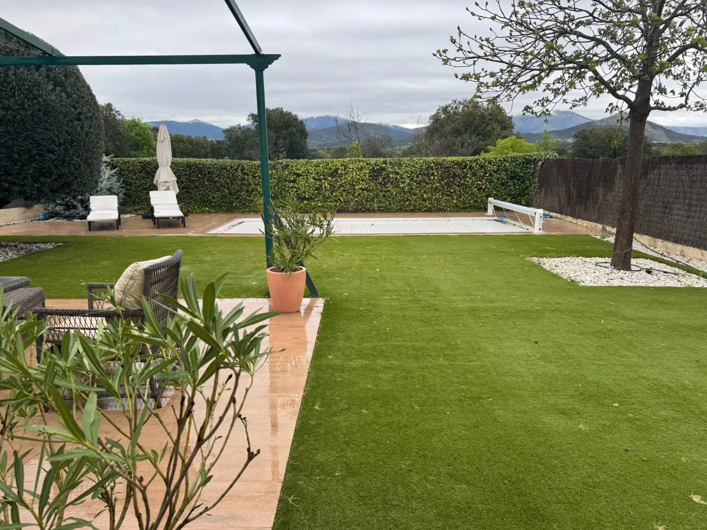 Terrassa de Casa adosada en venda en Guadarrama amb Calefacció, Jardí privat i Terrassa