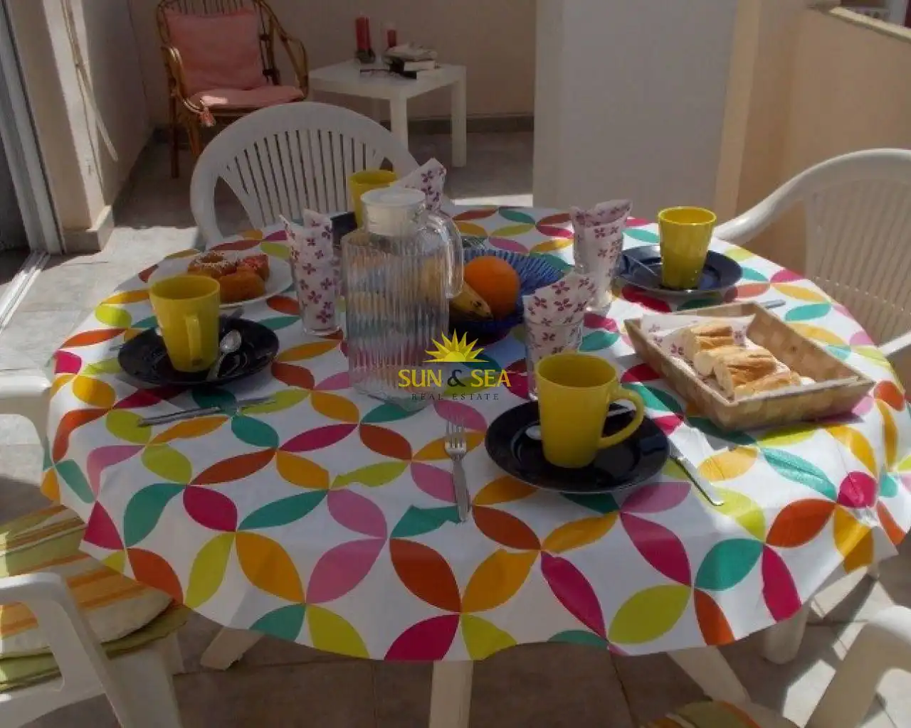 Terrassa de Pis de lloguer en Torrevieja amb Aire condicionat, Calefacció i Terrassa