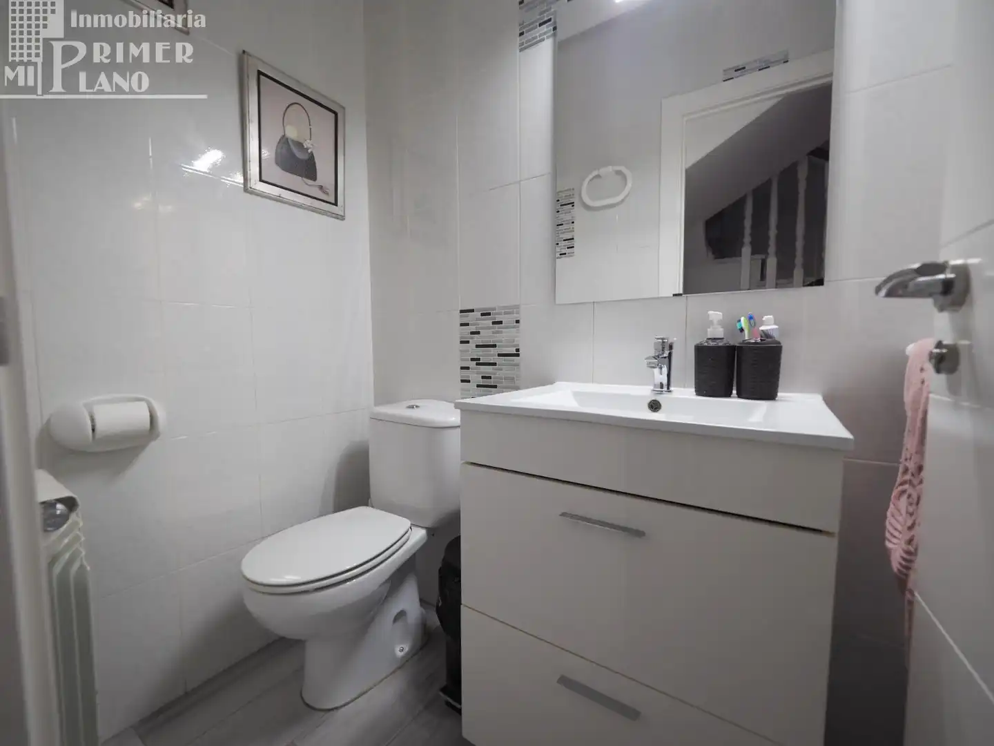 Baño de Casa adosada en venta en Tomelloso con Aire acondicionado, Calefacción y Amueblado