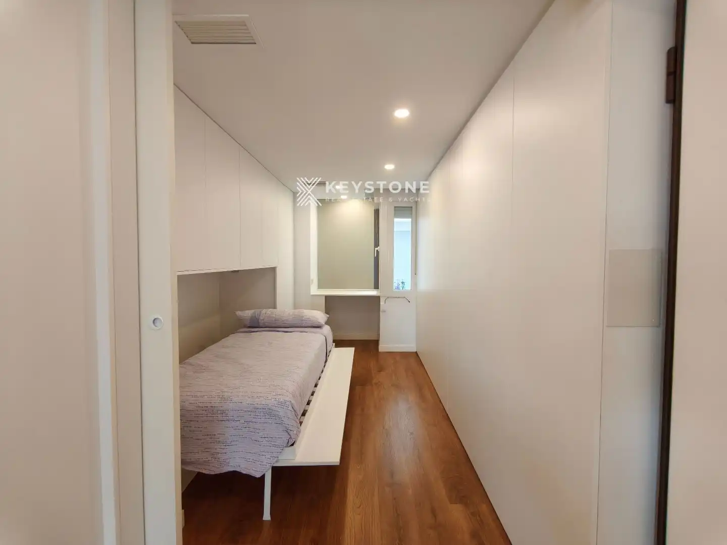 Schlafzimmer von Wohnung zur Miete in Alicante / Alacant mit Klimaanlage, Heizung und Möbliert