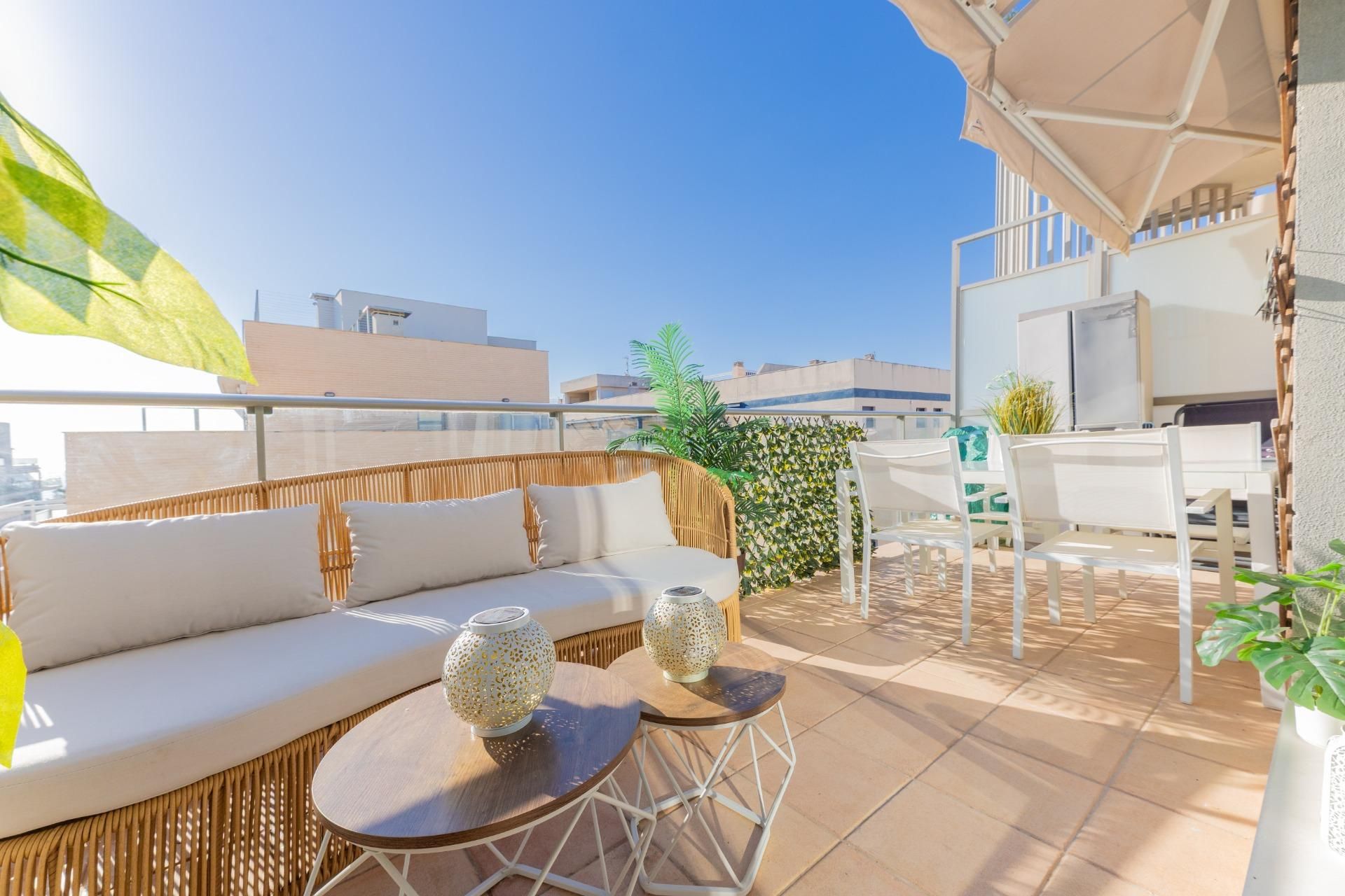 Terrassa de Apartament en venda en Moncofa amb Aire condicionat, Terrassa i Piscina comunitària