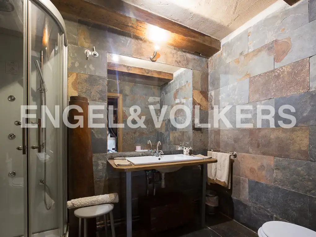 Baño de Casa o chalet en venta en Enguera con Aire acondicionado, Calefacción y Jardín privado