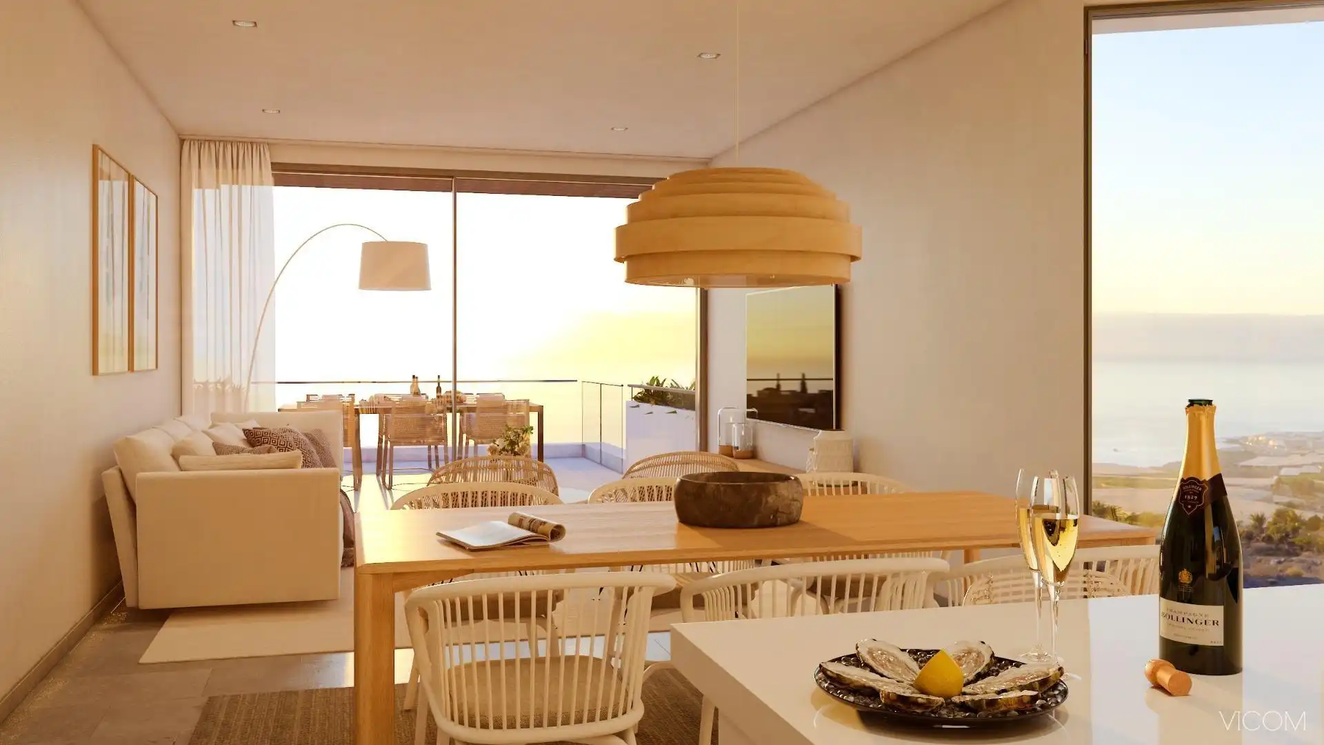 Esszimmer von Maisonette zum Verkauf in Guía de Isora mit Klimaanlage, Terrasse und Abstellraum