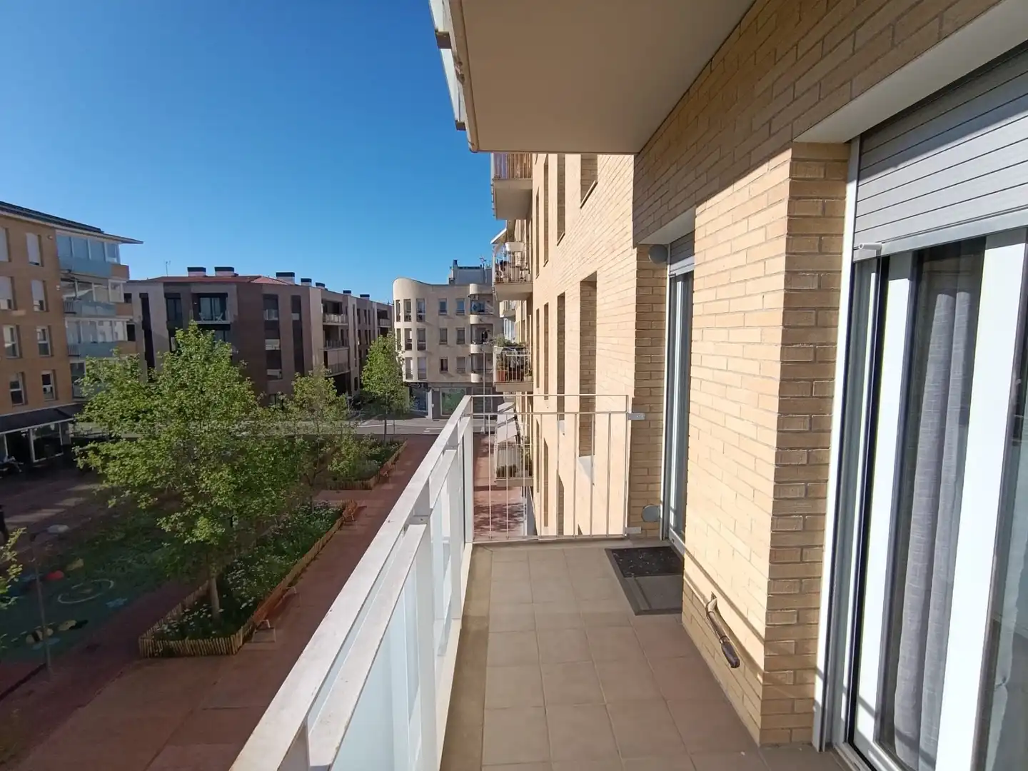 Terrasse von Wohnung zur Miete in Girona Capital mit Heizung und Balkon