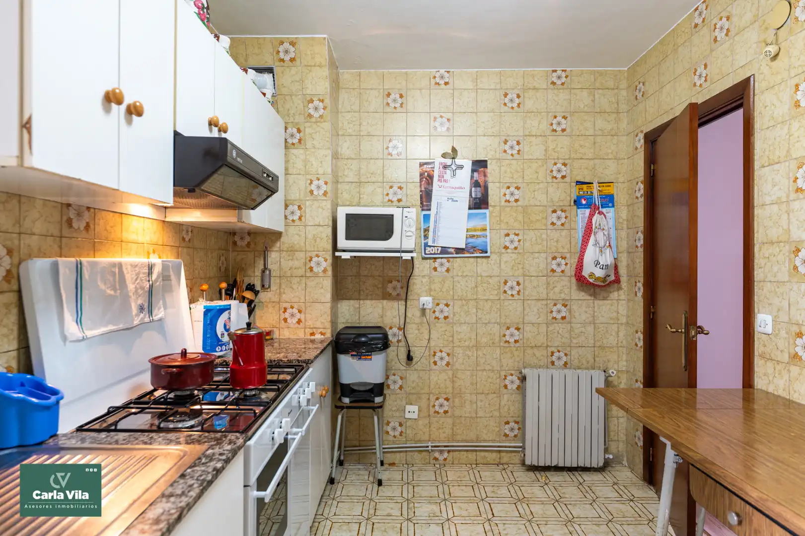 Cocina de Piso en venta en Lugo con Calefacción, Parquet y Terraza