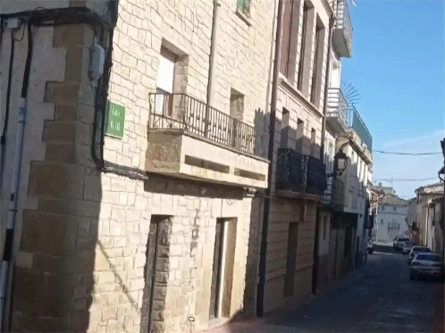 Vista exterior de Casa adosada en venda en Santacara amb Traster i Balcó