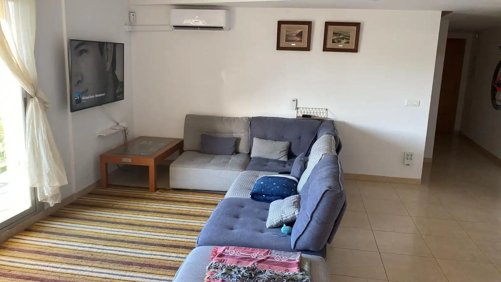 Wohnzimmer von Dachboden zum Verkauf in Ulldecona mit Klimaanlage, Heizung und Terrasse