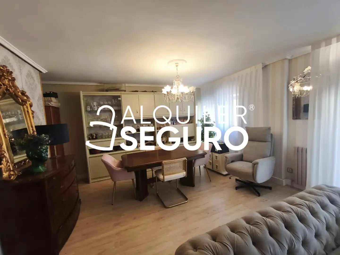 Sala d'estar de Pis de lloguer en Zaragoza amb Aire condicionat, Calefacció i Terrassa