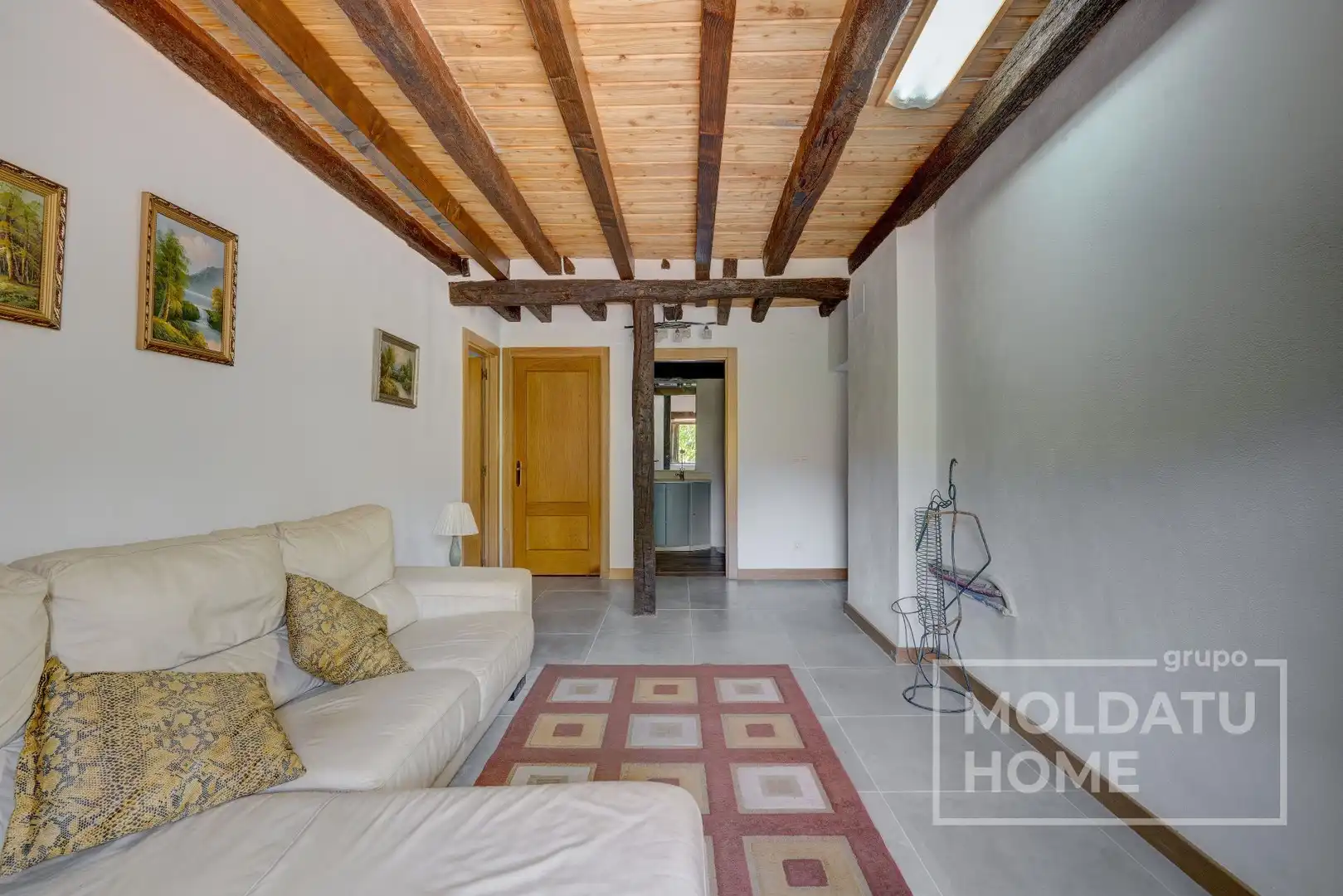Sala de estar de Casa o chalet en venta en Mendaro con Calefacción, Jardín privado y Terraza