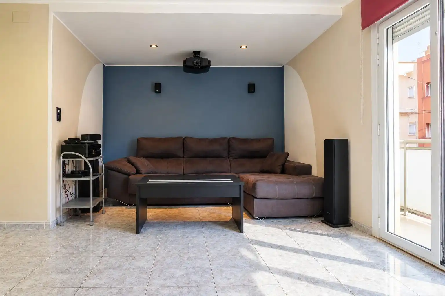 Sala de estar de Casa adosada en venta en Centre