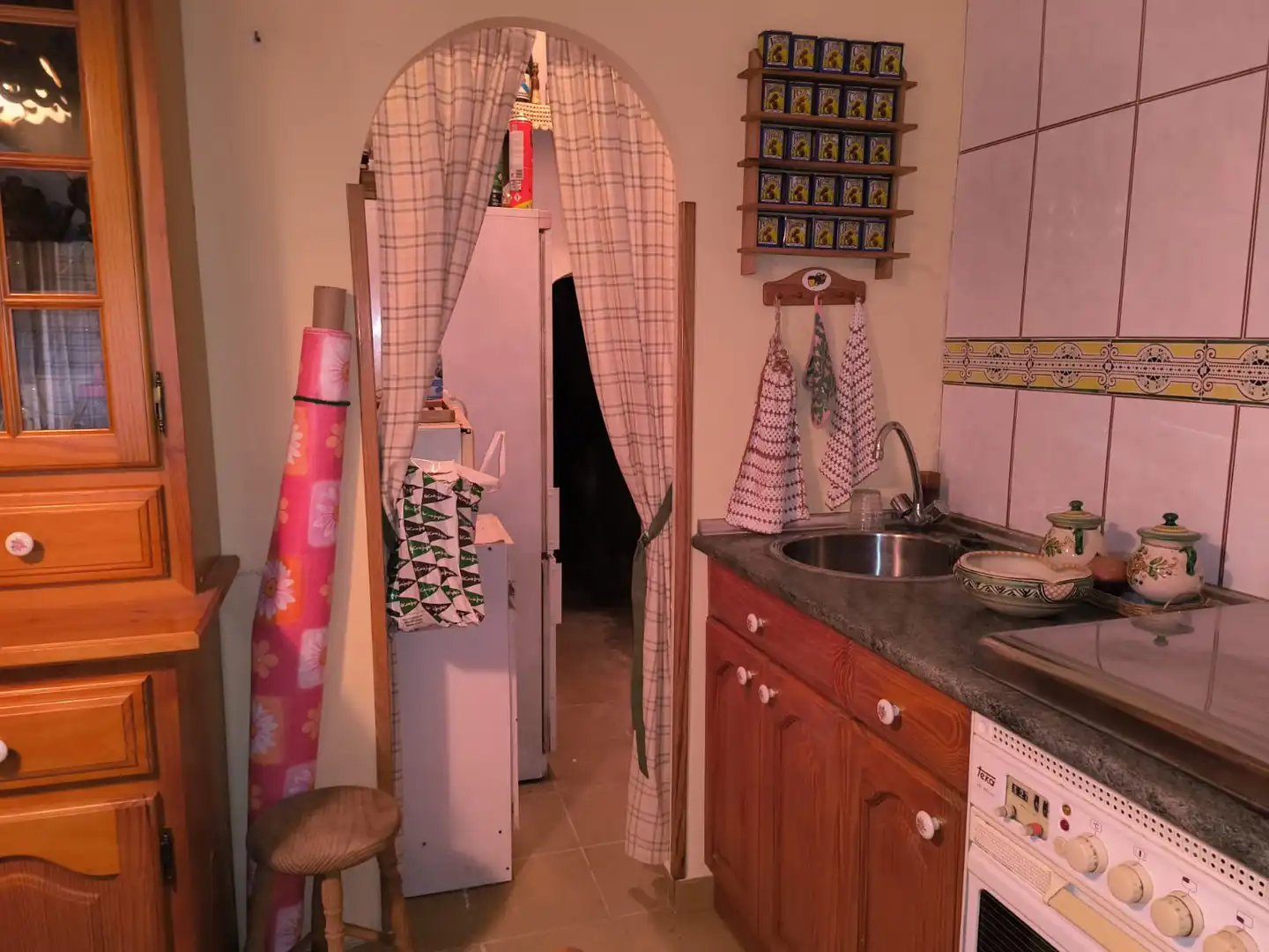 Cocina de Casa o chalet en venta en Pinseque con Jardín privado, Amueblado y Horno