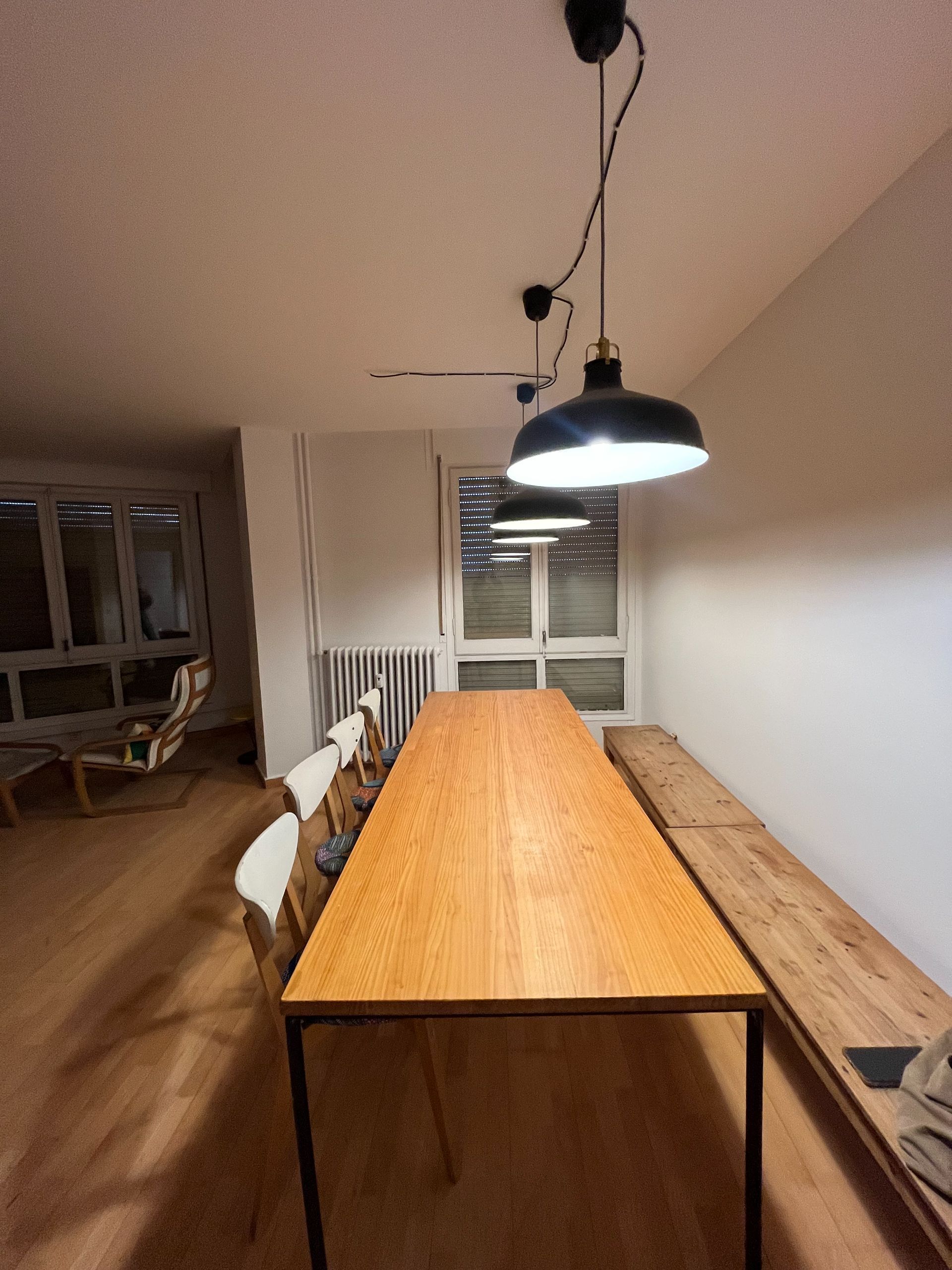 Menjador de Pis de lloguer en  Lleida Capital amb Aire condicionat i Moblat