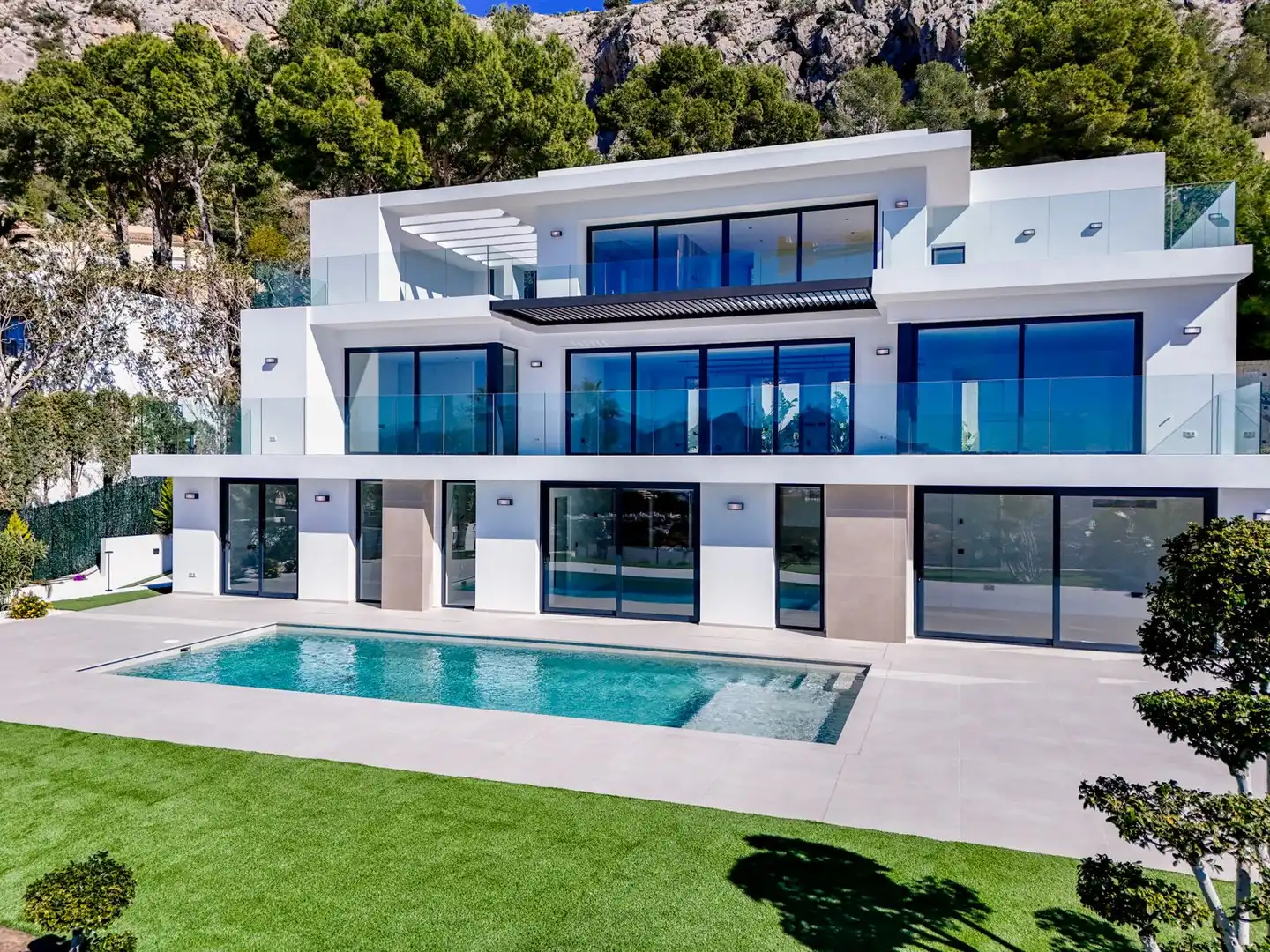 Vista exterior de Casa o chalet en venta en Altea con Aire acondicionado, Calefacción y Jardín privado