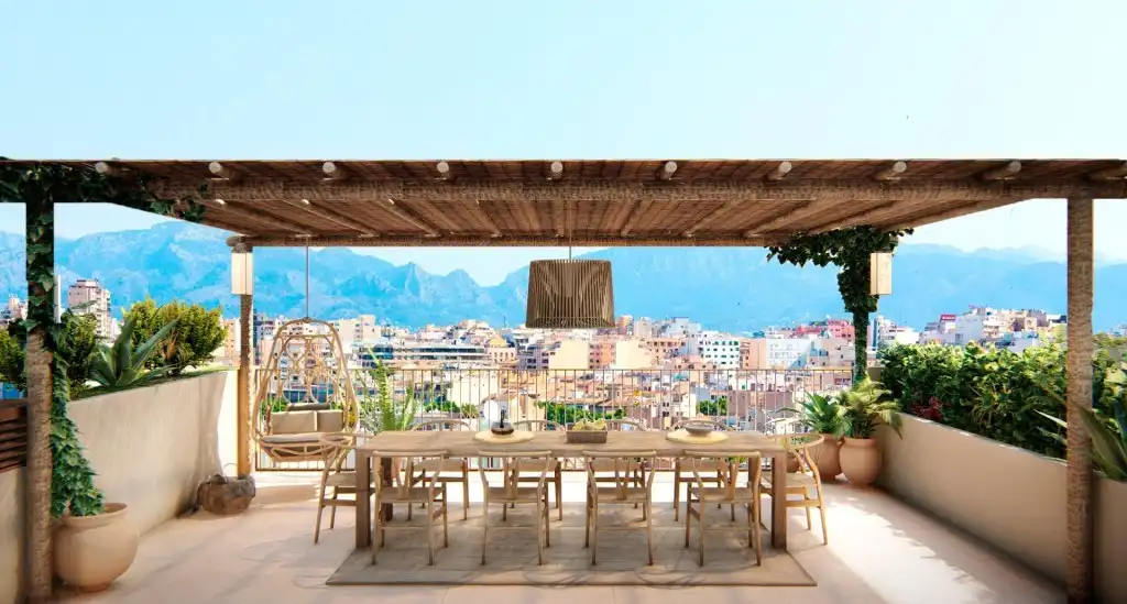 Terraza de Ático en venta en  Palma de Mallorca con Aire acondicionado, Calefacción y Terraza