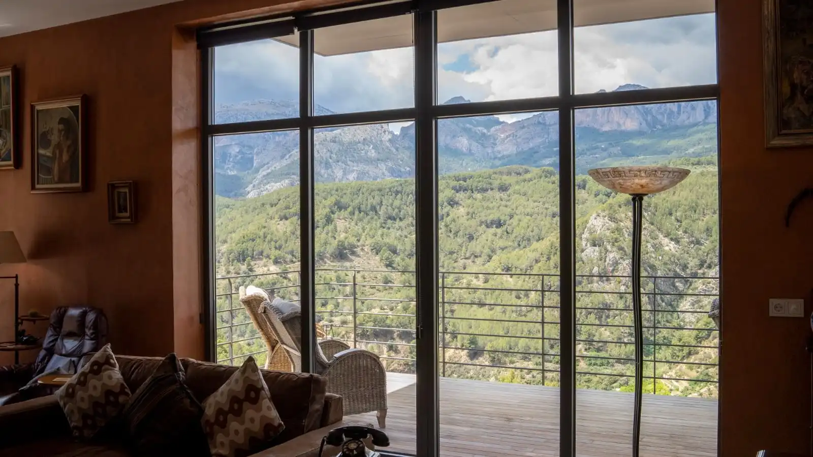 Terraza de Casa o chalet en venta en El Castell de Guadalest con Aire acondicionado, Calefacción y Jardín privado