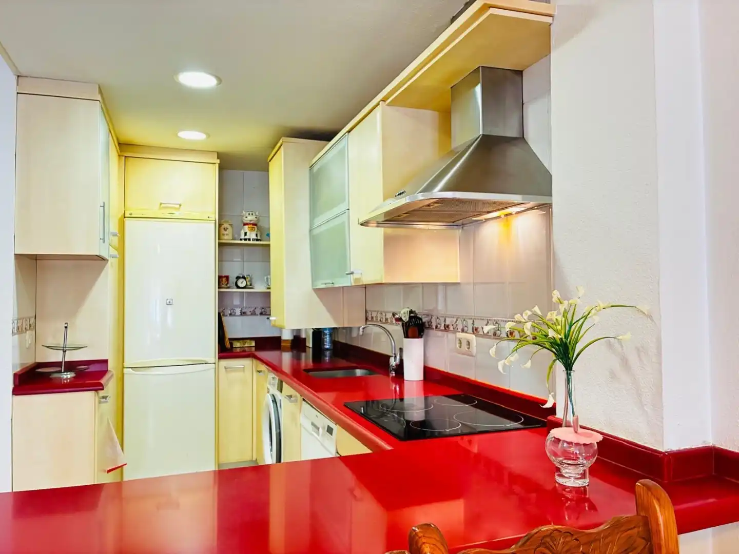 Kitchen of Flat for sale in Rincón de la Victoria  with Air Conditioner
