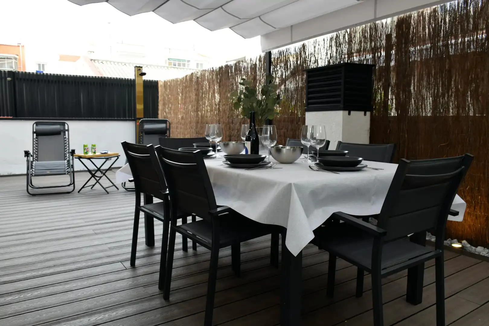 Terrasse von Wohnung zur Miete in Madrid mit Klimaanlage, Heizung und Möbliert
