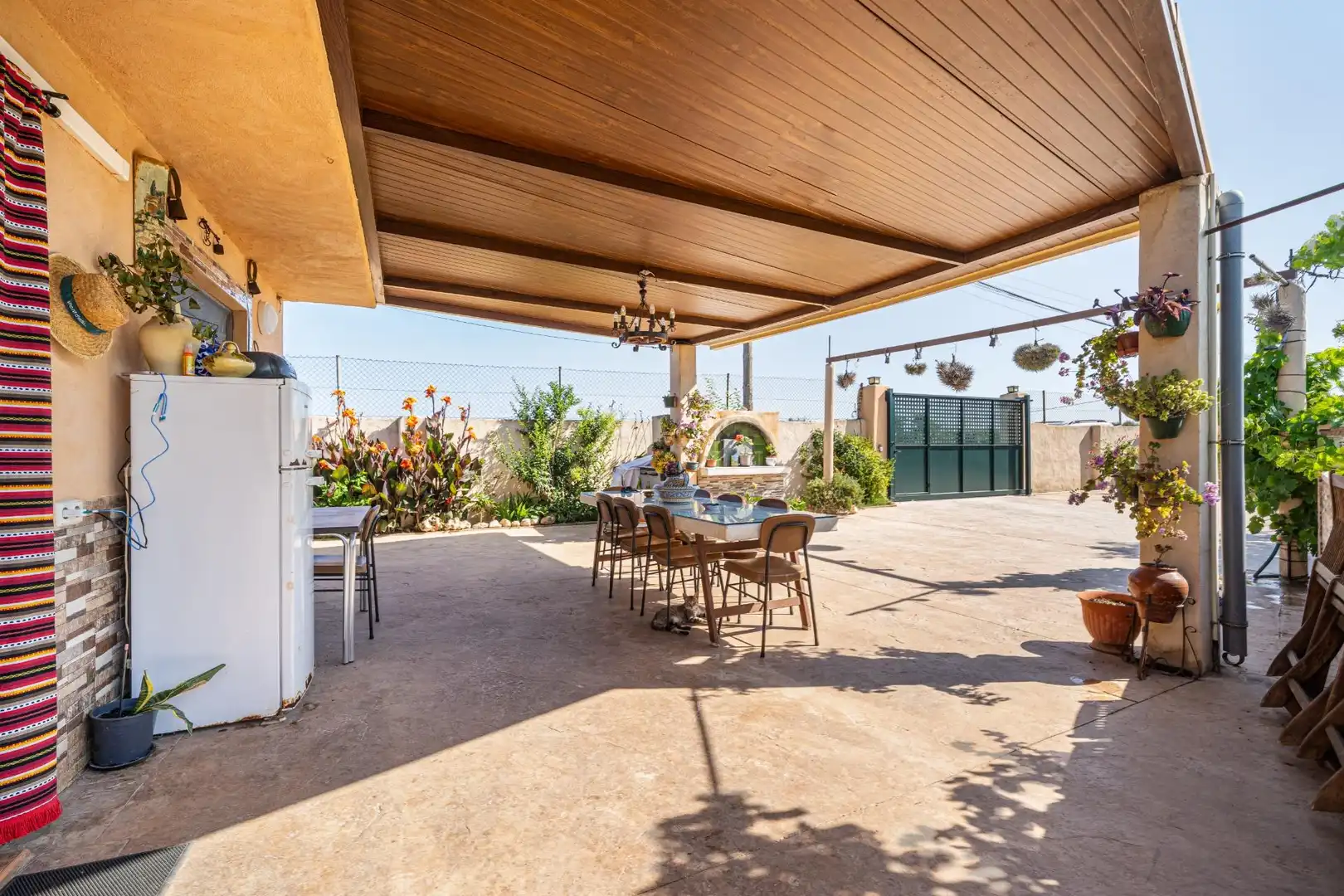 Terraza de Finca rústica en venta en  Palma de Mallorca con Aire acondicionado, Calefacción y Jardín privado