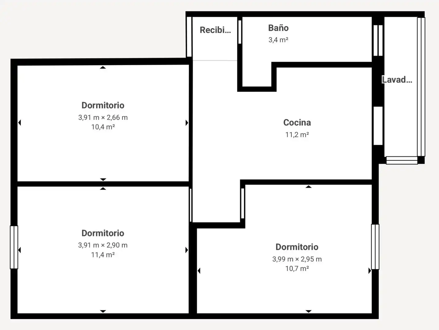 Flat for sale in Granada  with Air Conditioner, Heating and Furnished