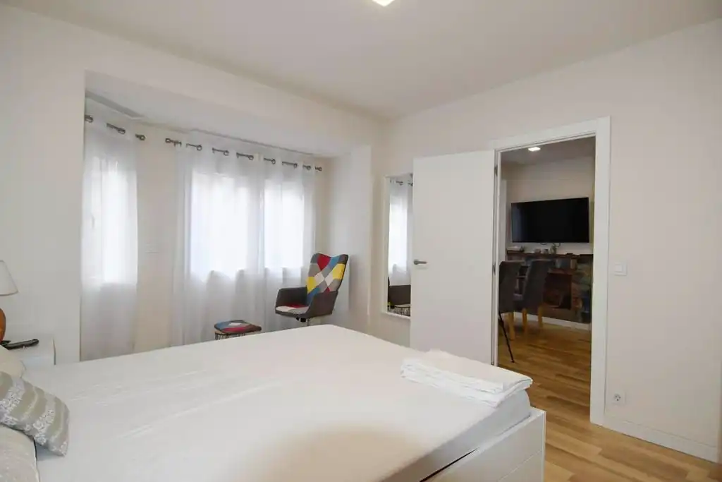 Bedroom of Flat for rent in Palamós  with Air Conditioner, Storage room and Furnished