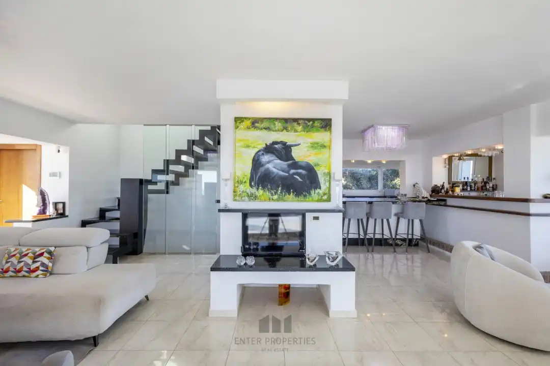Living room of Flat for rent in Calpe / Calp  with Air Conditioner, Heating and Terrace