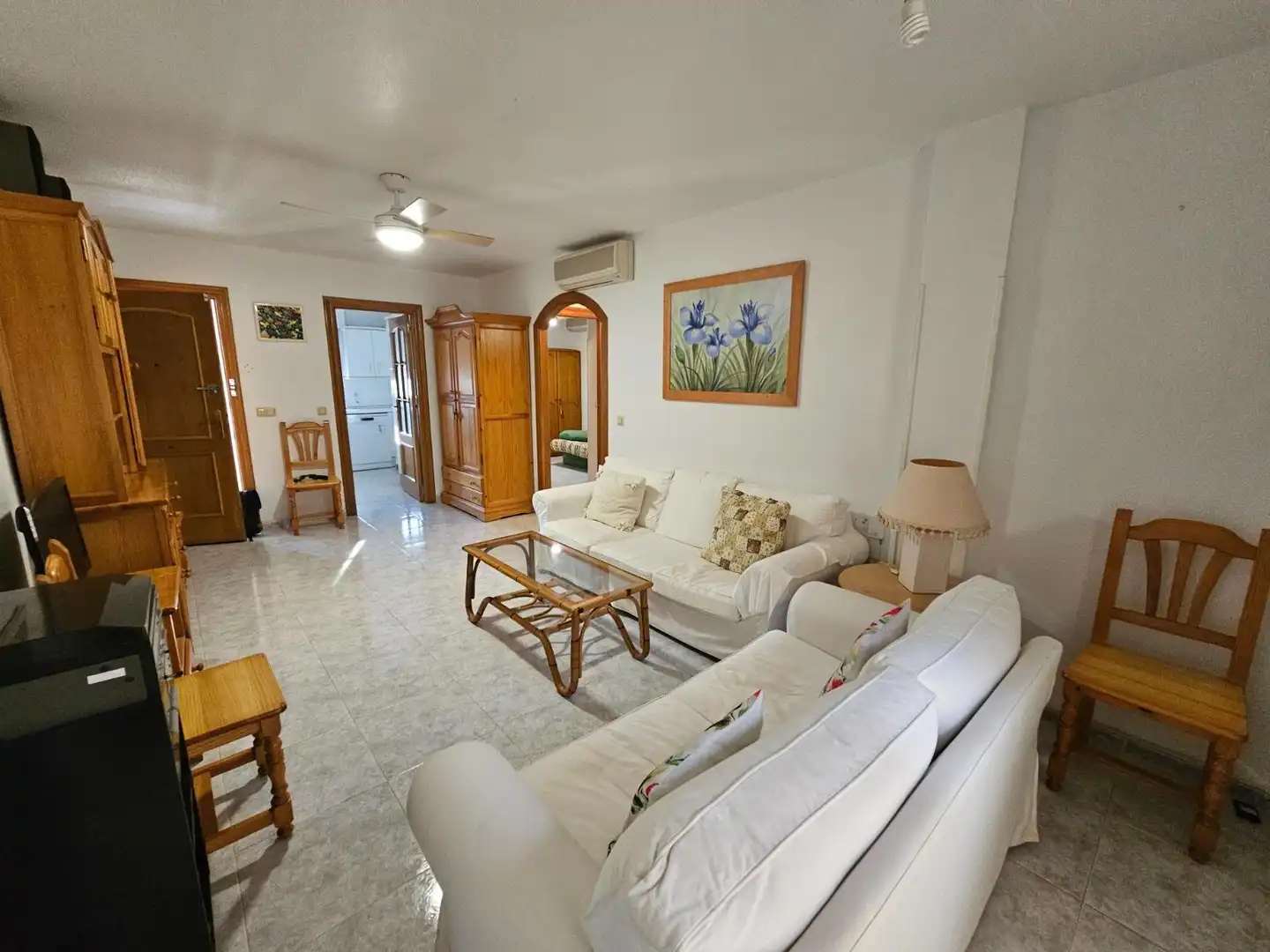 Living room of Apartments for sale in San Javier  with Air Conditioner, Private garden and Storage room