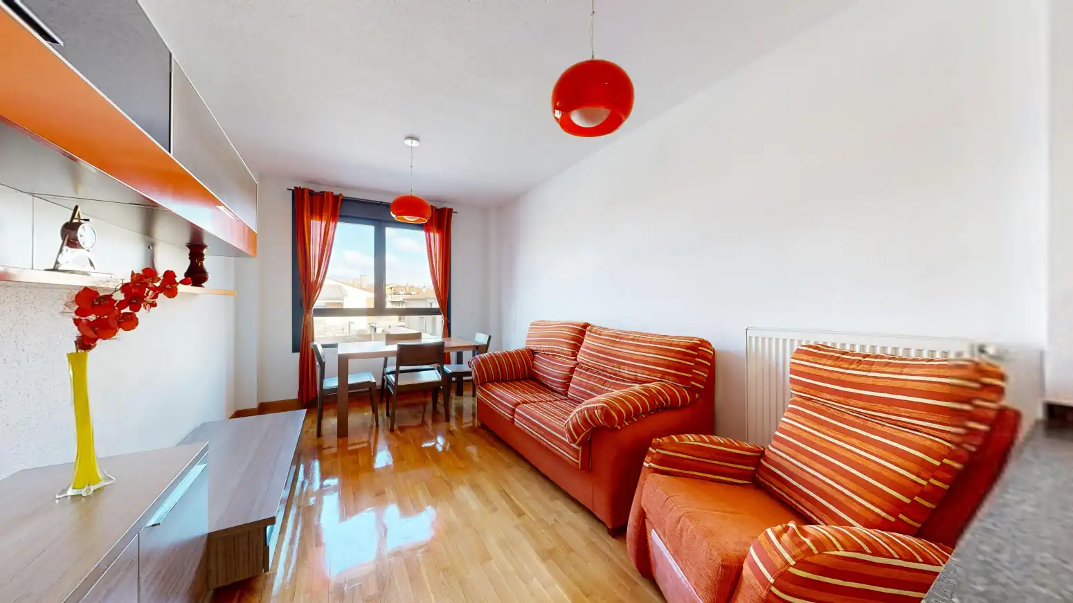 Sala de estar de Piso en venta en Caparroso con Calefacción, Parquet y Trastero