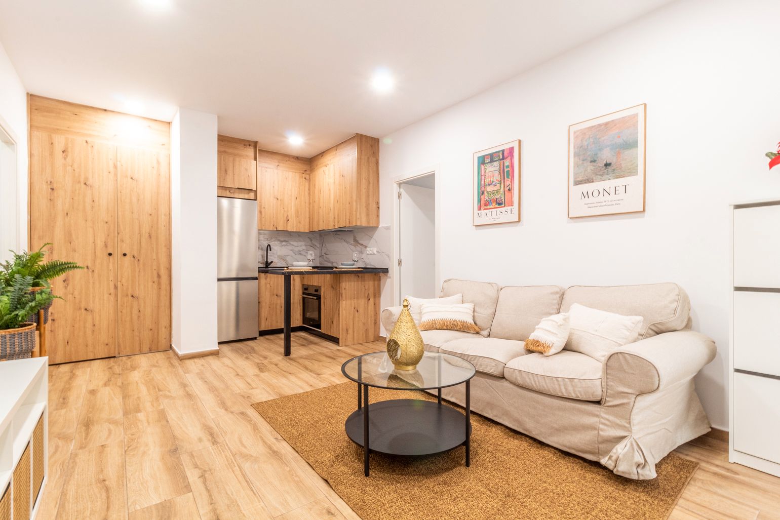 Sala d'estar de Apartament en venda en Torremolinos amb Moblat i Forn