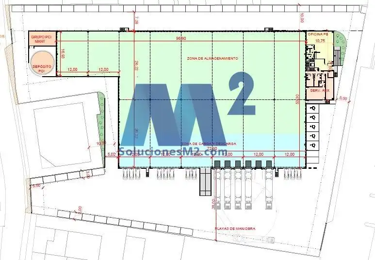 Industrial building to rent in Copérnico