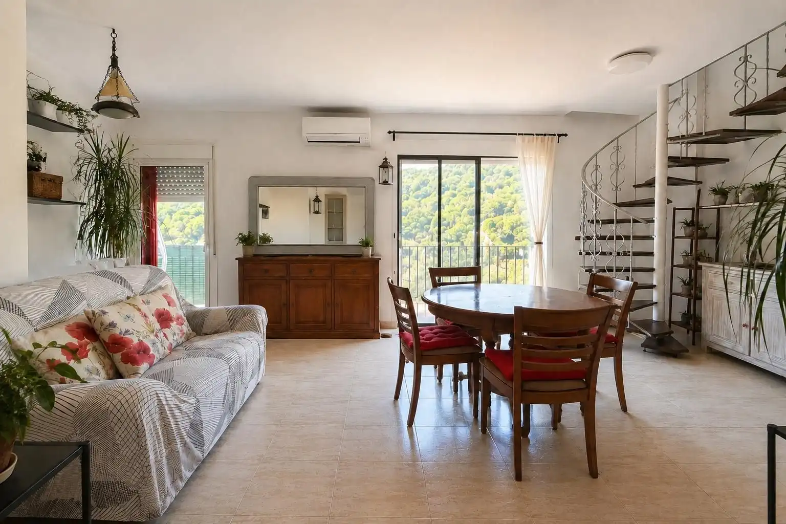 Living room of Apartments for sale in Roses  with Air Conditioner, Heating and Terrace
