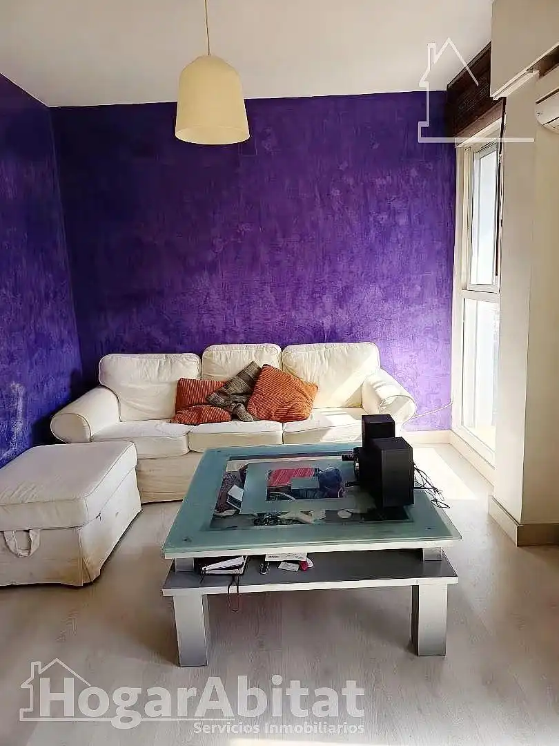 Sala de estar de Piso en venta en Dénia con Aire acondicionado