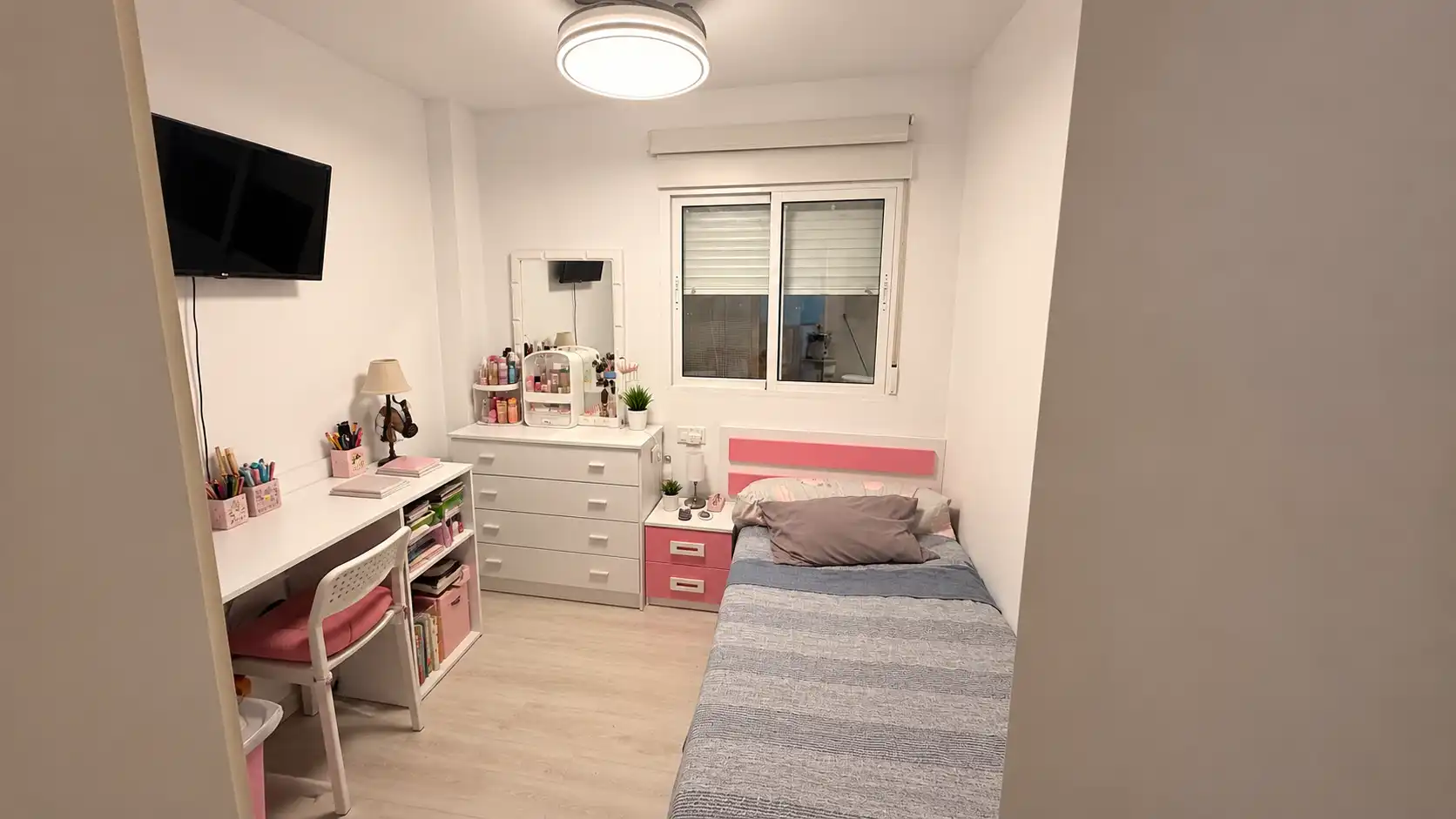 Schlafzimmer von Wohnung zum Verkauf in Alberic mit Klimaanlage, Heizung und Terrasse