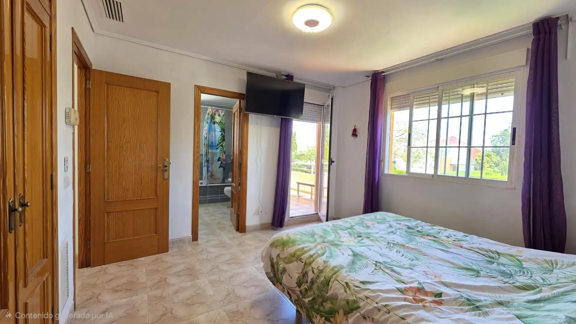 Schlafzimmer von Haus oder Chalet zum Verkauf in Gandia mit Privatgarten, Terrasse und Balkon