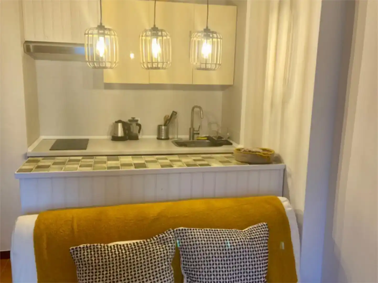 Küche von Wohnung zur Miete in Empuriabrava mit Balkon