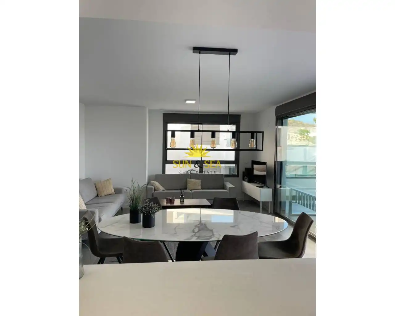 Dining room of Apartments for rent in Finestrat  with Air Conditioner, Heating and Terrace